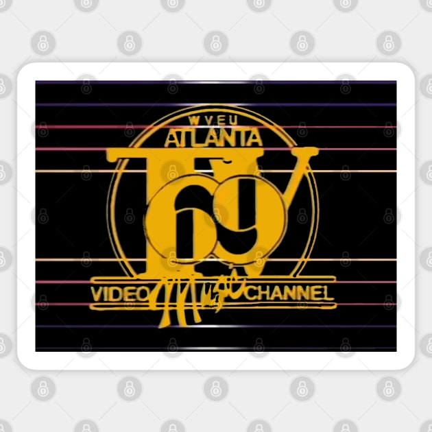 WVEU-TV Atlanta Video Music Channel Sticker by retrozest